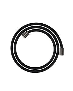 hansgrohe textile shower hose 28261340 1600 mm, cylindrical nut on both sides, brushed black chrome