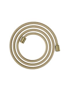 hansgrohe flexible de douche textile 28290950 2000 mm, écrou 1x conique, 1x cylindrique, laiton brossé