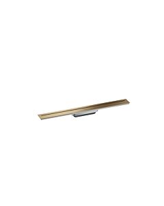 hansgrohe Drain Duschrinne 42520140 700mm, Fertigset, frei im Raum, brushed bronze