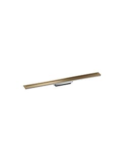 hansgrohe Drain Duschrinne 42521140 800mm, Fertigset, frei im Raum, brushed bronze