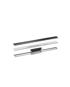 hansgrohe Drain Duschrinne 42521340 800mm, Fertigset, frei im Raum, brushed black chrome