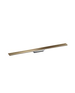 hansgrohe Drain Duschrinne 42523140 1000mm, Fertigset, frei im Raum, brushed bronze