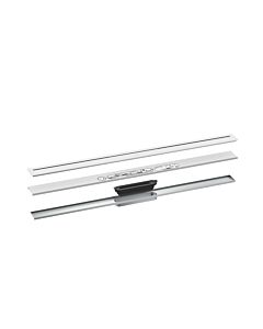 hansgrohe Drain Duschrinne 42523700 1000mm, Fertigset, frei im Raum, mattweiß