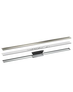 hansgrohe Drain Duschrinne 42524800 1200mm, Fertigset, frei im Raum, Edelstahl optic
