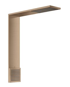 hansgrohe ShowerComposition Brausenmodul 12593310 250x250mm, Wandmontage, 1jet, mit Schulterbrause, brushed red gold
