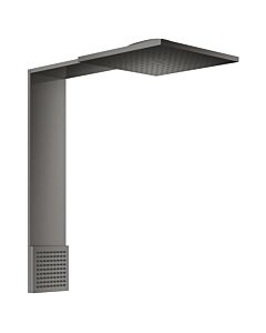 hansgrohe ShowerComposition Brausenmodul 12594330 250x250mm, Wandmontage, 2jet, mit Schulterbrause, polished black chrome