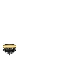 hansgrohe Ablaufgarnitur 51301990 nicht verschließbar, für Waschbecken, polished gold optic