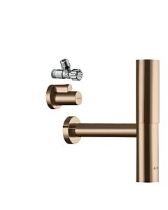 hansgrohe Flowstar Designsiphon-Set 51304300 G 1 1/4, polished red gold