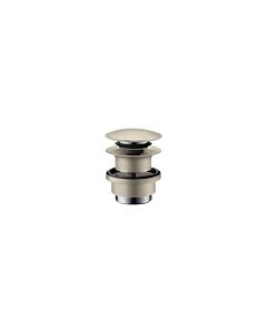 hansgrohe Ablaufgarnitur 51300820 Push-Open, für Waschtisch- und Bidetmischer, brushed nickel