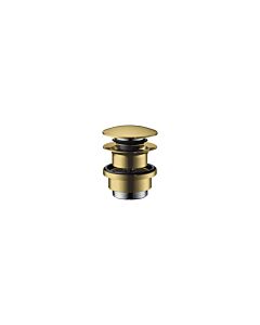 hansgrohe Ablaufgarnitur 51300990 Push-Open, für Waschtisch- und Bidetmischer, polished gold optic