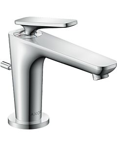 hansgrohe Axor Citterio C CoolStart Waschtischarmatur 49010000 ohne Struktur, chrom, Ausladung 128mm, Zugstangen-Ablaufgarnitur