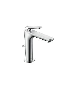 hansgrohe Axor Citterio C CoolStart Waschtischarmatur 49030000 ohne Struktur, chrom, Ausladung 135mm, Zugstangen Ablaufgarnitur