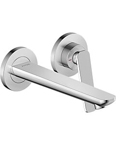 hansgrohe Axor Citterio C Waschtischarmatur 49110000 ohne Struktur, chrom, Unterputz, Wandmontage, Ausladung 193mm