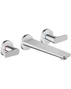 hansgrohe Axor Citterio C Wannen-3-Loch-Armatur 49482000 ohne Struktur, chrom, Unterputz, Wandmontage