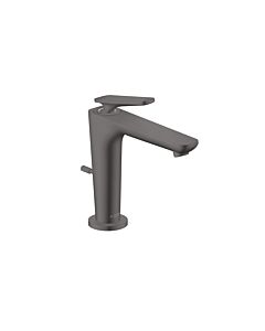 hansgrohe Axor Citterio C CoolStart Waschtischarmatur 49030340 ohne Struktur, brushed black chrome, Ausladung 135mm, Zugstangen Ablaufgarnitur