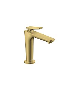 hansgrohe Axor Citterio C CoolStart Waschtischarmatur 49040990 ohne Struktur, polished gold optic, Ausladung 135mm, Ablauf unverschließbar