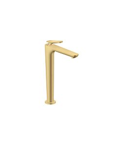 hansgrohe Axor Citterio C CoolStart 250 Waschtischarmatur 49050250 mit Zugstangen, mit Ablaufgarnitur, Brushed Gold Optic