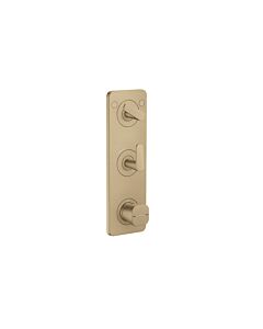 hansgrohe Axor Citterio C thermostat module 49700140 without structure, brushed bronze, flush-mounted, with plate