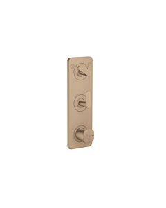 hansgrohe Axor Citterio C Thermostat Modul 380/120, 49700310 Unterputz, 2 Verbraucher, Brushed Red Gold