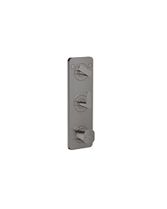 hansgrohe Axor Citterio C Thermostat Modul 380/120, 49700330 Unterputz, 2 Verbraucher, Polished Black Chrome