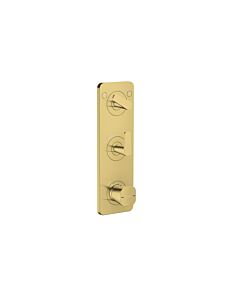 hansgrohe Axor Citterio C Thermostatmodul 49700990 ohne Struktur, polished gold optic, Unterputz, mit Platte