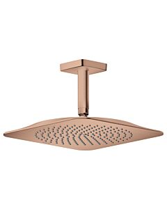hansgrohe Axor Citterio Douche de tête C 270 1jet 28792310 avec raccordement au plafond, optique or rouge brossé