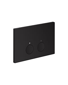 hansgrohe AXOR FlushPlate Drückerplatte 42531670 für 2-Mengen-Spülung, Metall, mattschwarz