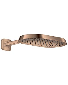 hansgrohe Axor ShowerSphere Kopfbrause 39748300 370x220mm, mit Brausearm, 1jet, 11,2 l/min, polished red gold