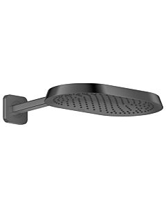 hansgrohe Axor ShowerSphere Kopfbrause 39748330 370x220mm, mit Brausearm, 1jet, 11,2 l/min, polished black chrome