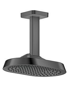 hansgrohe Axor ShowerSphere Kopfbrause 39763340 250x160mm, 1jet, 12 l/min, Deckenanschluss, brushed black chrome