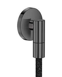 Raccord mural AXOR hansgrohe 36737330 rond G1/2&quot; Chrome noir poli