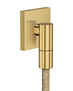 hansgrohe AXOR Wandanschluss 36738250 eckig G1/2" Brushed Gold Optic