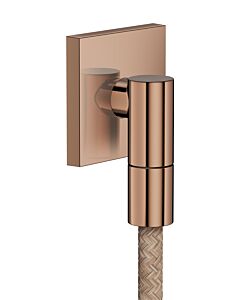 hansgrohe AXOR wall connection 36738300 square G1/2&quot; Polished Red Gold