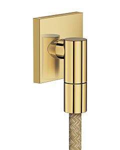 hansgrohe AXOR Wandanschluss 36738990 eckig G1/2" Polished Gold Optic
