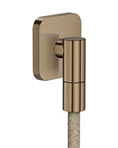 hansgrohe AXOR Wandanschluss 36739140 softsquare G1/2" Brushed Bronze