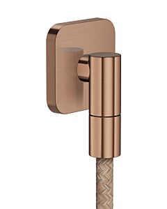 hansgrohe AXOR Wandanschluss 36739310 softsquare G1/2" Brushed Red Gold