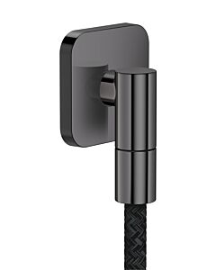 hansgrohe AXOR Wandanschluss 36739330 softsquare G1/2" Polished Black Chrome
