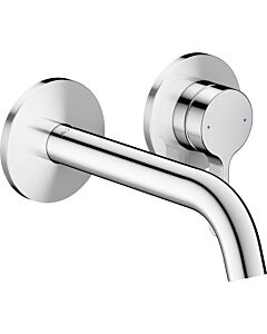 hansgrohe AXOR One Einhebel-Waschtischarmatur 48170000 Unterputz für Wandmontage mit Hebelgriff und Auslauf 160 mm, chrom