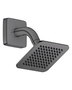 AXOR Citterio C Duschkopf 28810340 1 Strahlart wassersparend mit Brausearm, 120x120mm, brushed black chrome