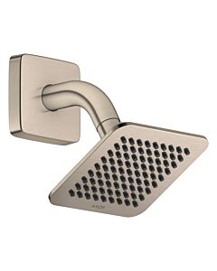 AXOR Citterio C shower head 28810820 2000 water-saving spray with shower arm, 120x120mm, brushed nickel