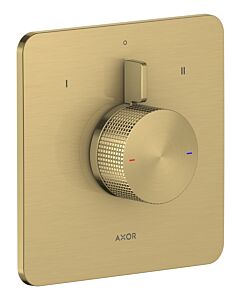 hansgrohe AXOR Citterio C Mischer 49451950 Fertigmontageset, Unterputz, Cubic cut, 2 Verbraucher, brushed brass