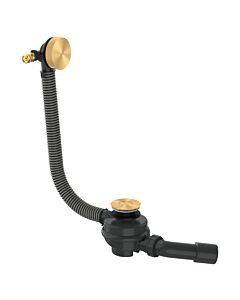 hansgrohe Exafill Komplettset 42540250 Wanneneinlauf, Ab- und Überlauf für Badewanne, brushed gold optic