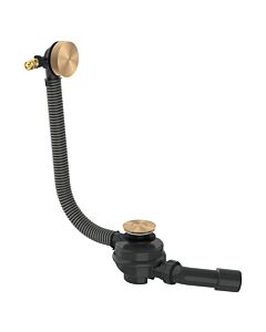 hansgrohe AXOR Flexaplus Komplettset 42541140 Ab- und Überlauf für Badewanne, brushed bronze