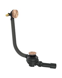 hansgrohe AXOR Flexaplus Komplettset 42541310 Ab- und Überlauf für Badewanne, brushed red gold