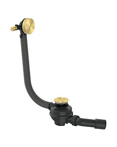 hansgrohe AXOR Flexaplus Komplettset 42541950 Ab- und Überlauf für Badewanne, brushed brass