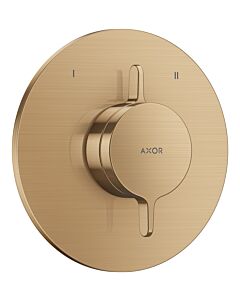 hansgrohe AXOR One Mischer 48415140 Unterputz für 2 Funktionen, brushed bronze
