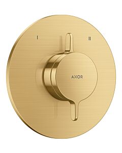 hansgrohe AXOR One Mischer 48415250 Unterputz für 2 Funktionen, brushed gold optic