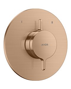 hansgrohe AXOR One Mischer 48415310 Unterputz für 2 Funktionen, brushed red gold