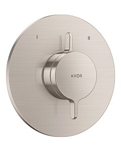 hansgrohe AXOR One Mischer 48415800 Unterputz für 2 Funktionen, Edelstahl Finish