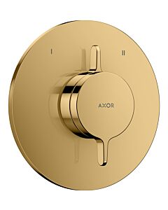 hansgrohe AXOR One mixer 48415990 concealed for 2 functions, polished gold optic
